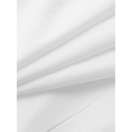 Women Solid Bowknot Button Front Casual Long Sleeve Shirt