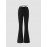 Solid Knotted Hollow-out Flared Pants