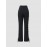 Solid Two Sides Lace Up Hollow Zip Front Pants
