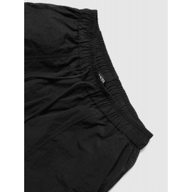 Cut Out Side Tie Drawstring Waist Pocket Solid Pants Cut Out Side Tie Drawstring Waist Pocket Solid Pants