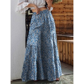 Bohemian High Waist Floral Print Loose Pants Bohemian High Waist Floral Print Loose Pants