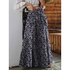 Bohemian High Waist Floral Print Loose Pants Bohemian High Waist Floral Print Loose Pants