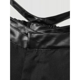 Solid Pocket Loose Cargo Pants