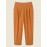 Solid Pocket Pleated Zip Front Casual Pants For Women