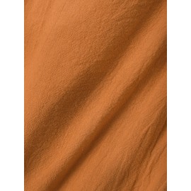 Solid Pocket Pleated Zip Front Casual Pants For Women