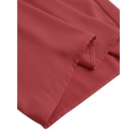 Women Solid Side Button Design Casual Wide Leg Pants Women Solid Side Button Design Casual Wide Leg Pants