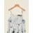 Women Watercolor Floral Plant Print Spaghetti Strap Jumpsuit