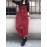 Solid Color Button Pocket Sleeveless Casual Corduroy Jumpsuit for Women