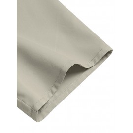 Women Solid Lapel Double Pocket Button Front Casual Jumpsuit Women Solid Lapel Double Pocket Button Front Casual Jumpsuit