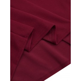 Women Solid Color Button Design Hooded Cloak Coat Women Solid Color Button Design Hooded Cloak Coat