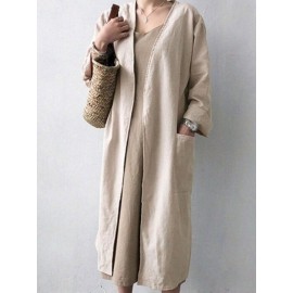 Solid Color Long Sleeve Cardigan Solid Color Long Sleeve Cardigan